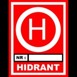 Placuta pentru hidranti cu numar personalizat